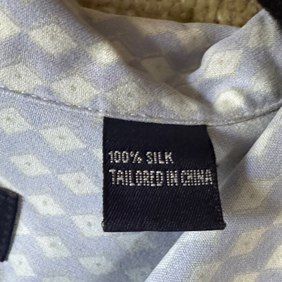 NaMen's Light Blue Patterned Shirt - Picture 3 of 6